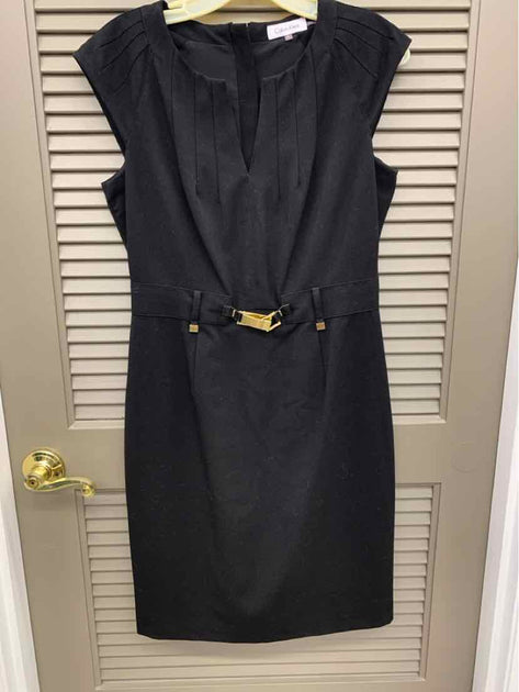 green emerald velvet dress Vintage F/W 1997 Calvin Klein Collection Black Satin Dress Gold Line D –  tseskarb main image 0