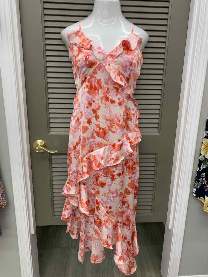 knee length dresses for ladies Juna Kimono Maxi Dress - Navy Print main image 0